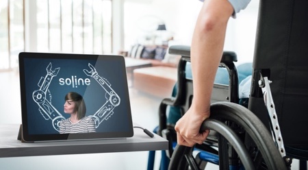 Image of Soline used by a person with reduced mobilityImage of Soline used by a person with reduced mobility